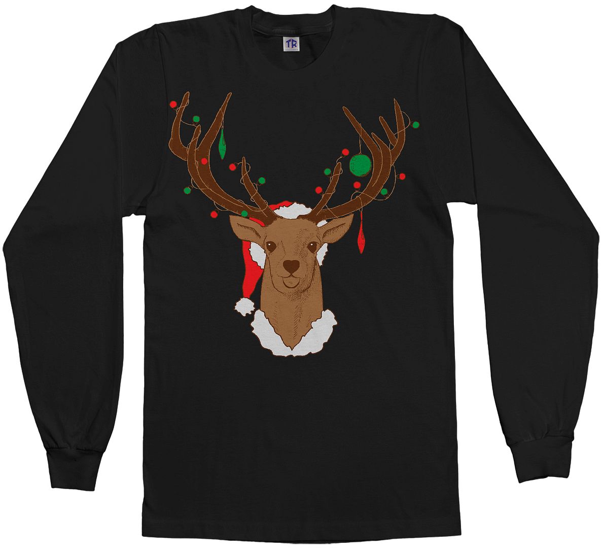 mens long sleeve christmas shirts uk